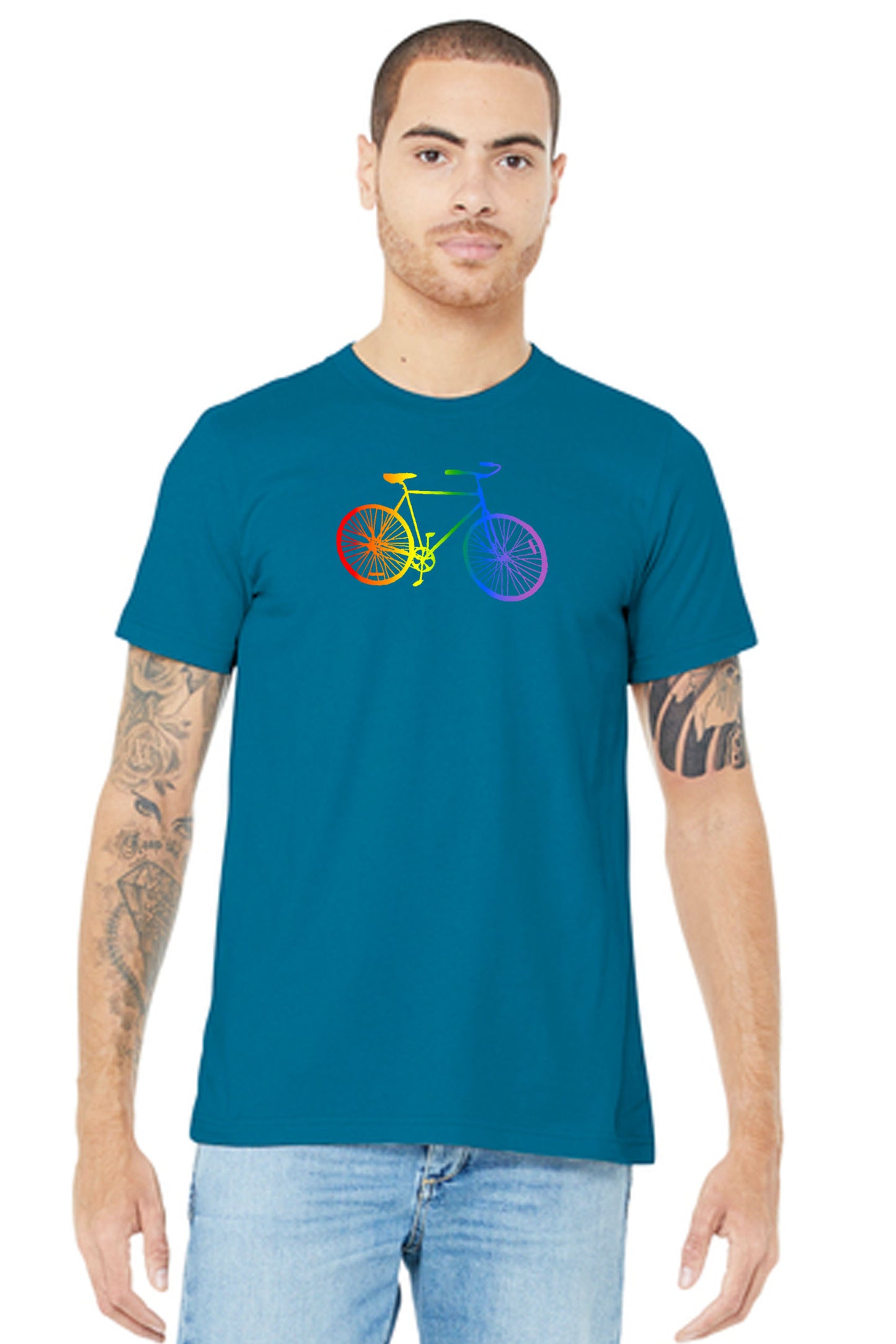Rainbow Bike Tee