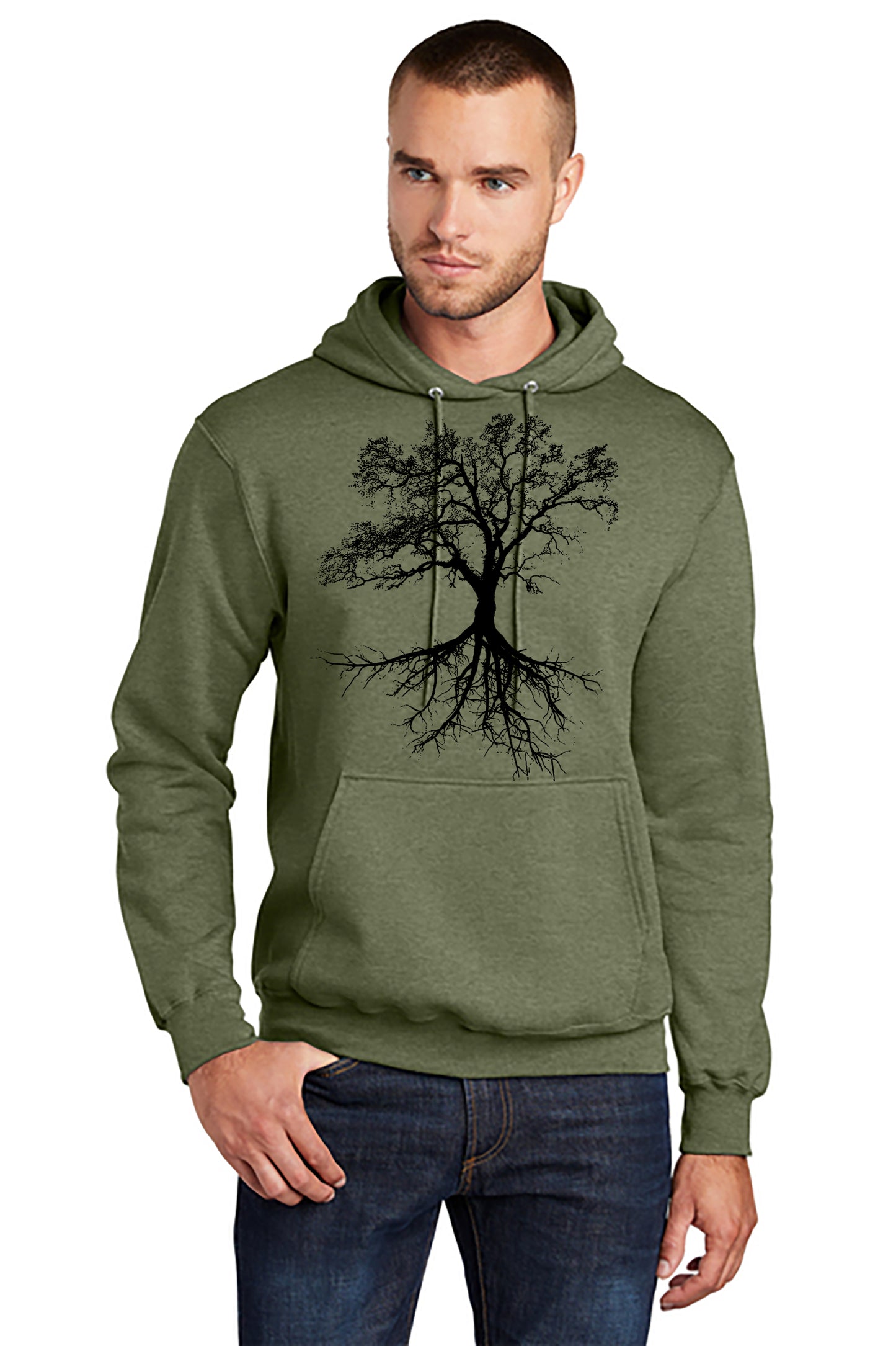 Black Tree Pullover Hoodie