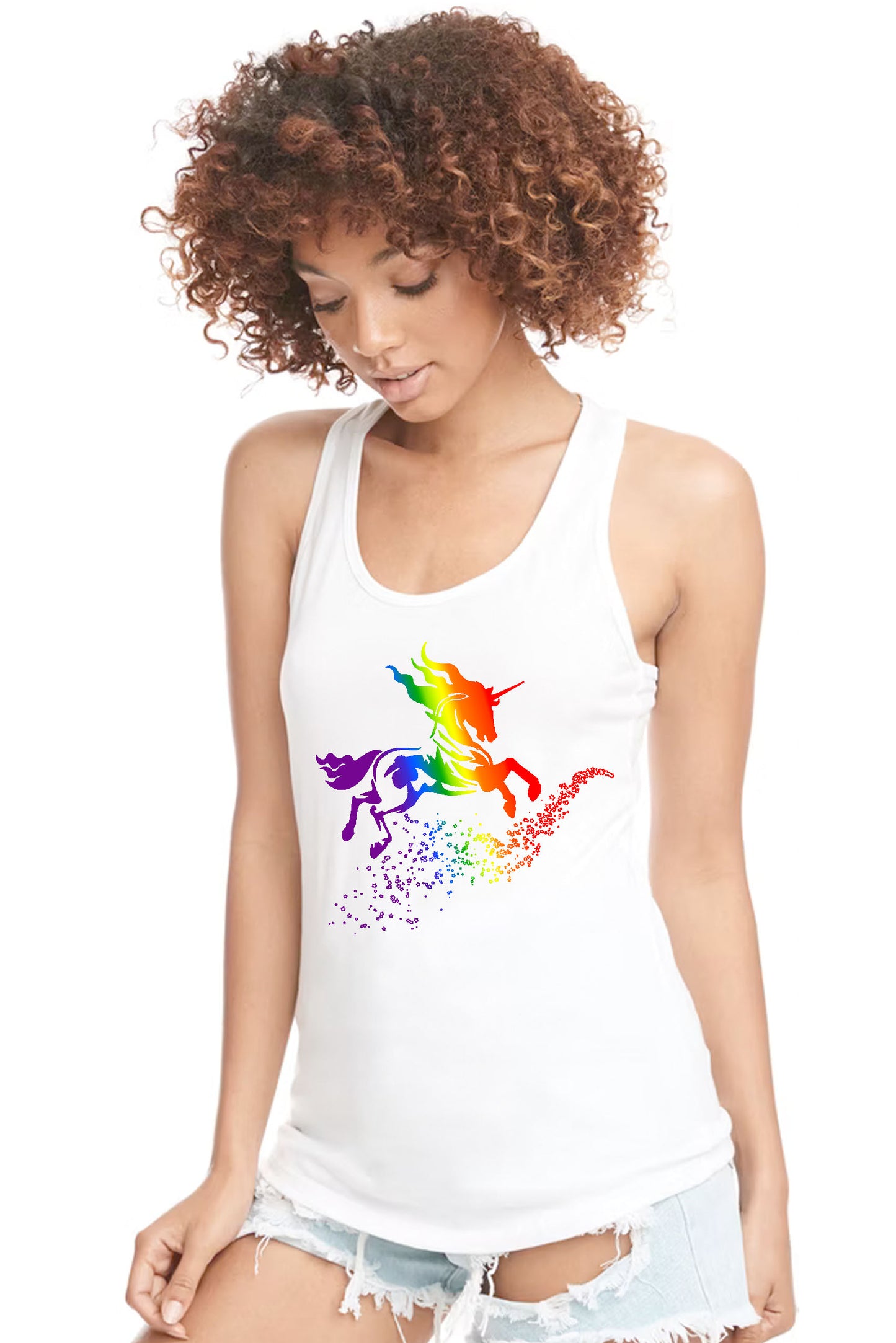 Rainbow Unicorn Tank