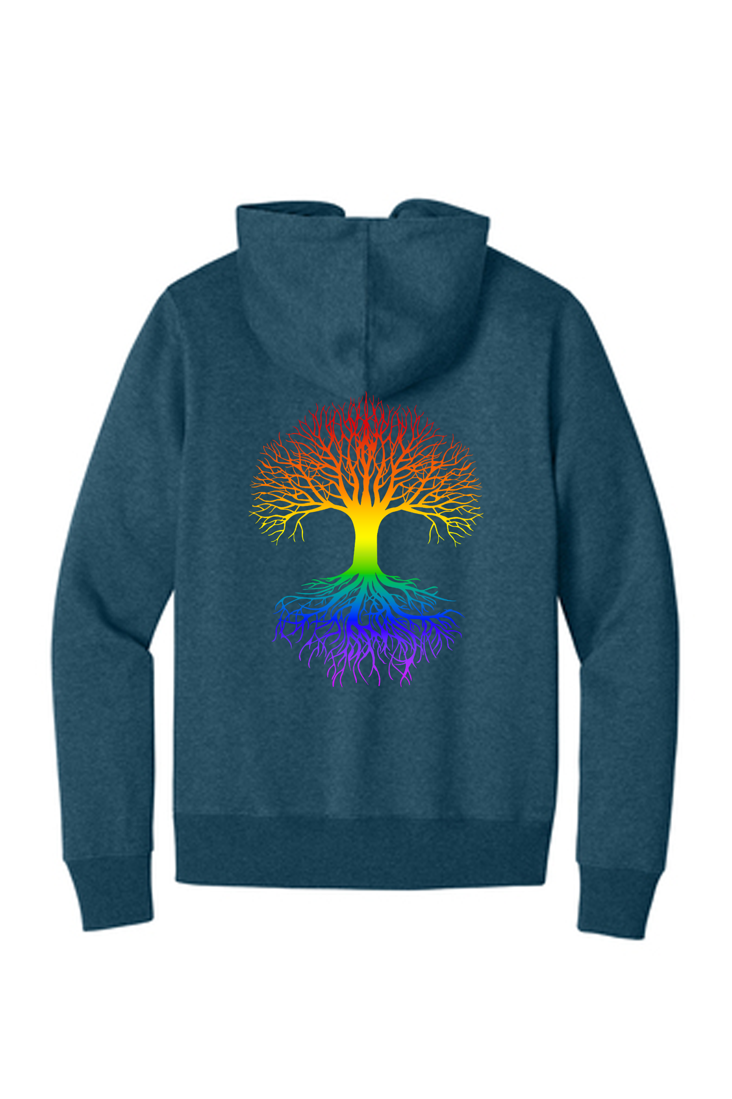 Rainbow Tree Zipper Hoodie