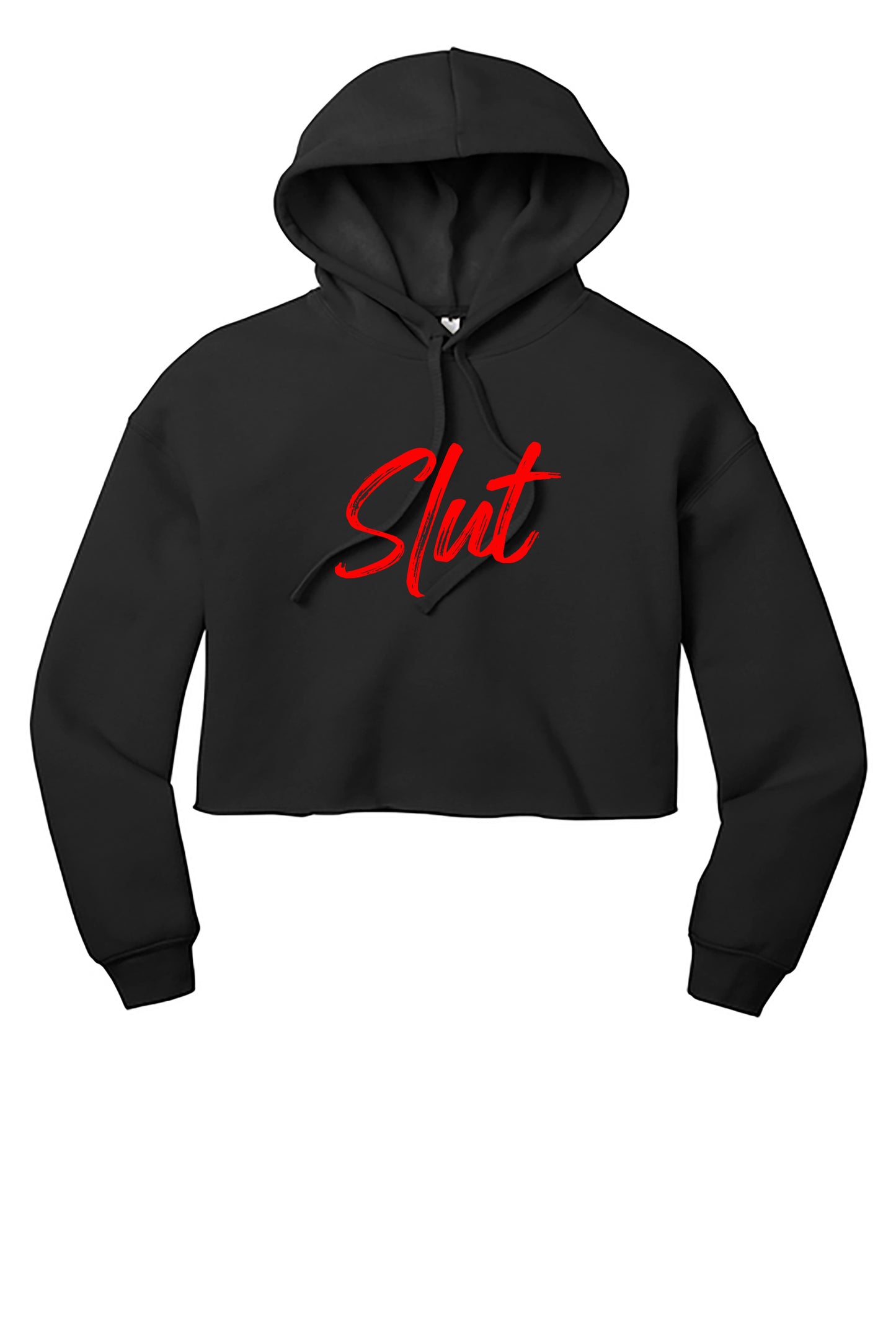 Slut Cropped Hoodie