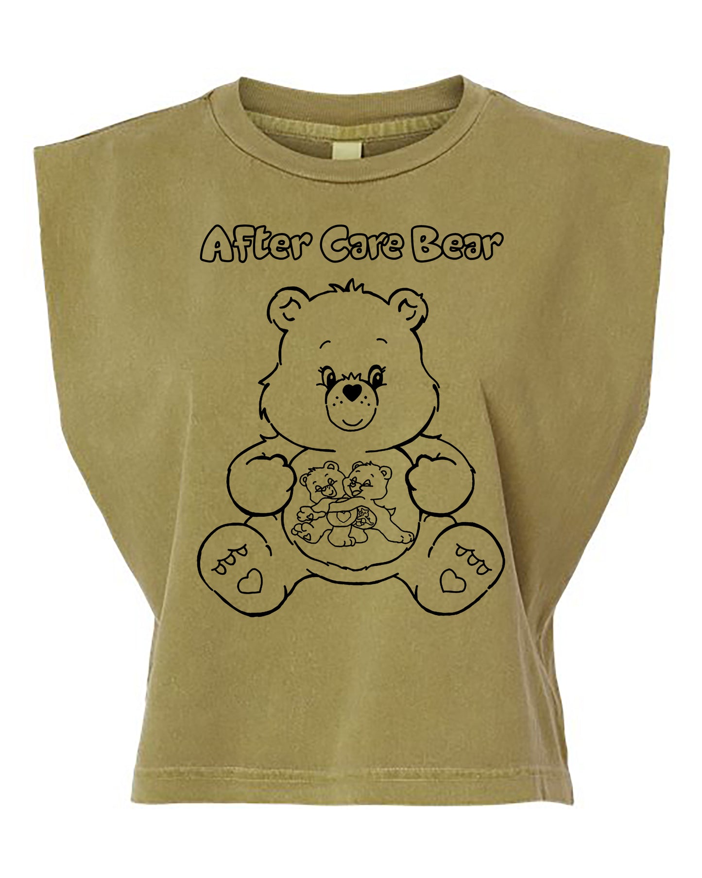 After Care Bear Cropped Muscle Tank