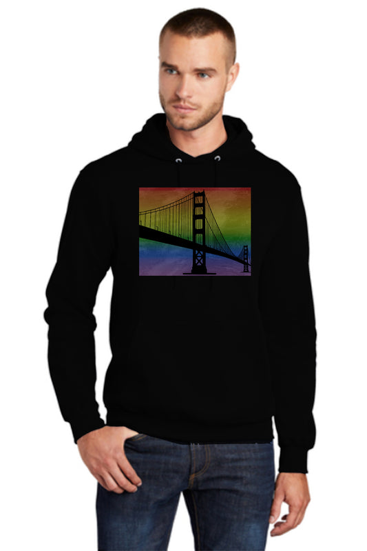 Rainbow Bridge Pullover Hoodie