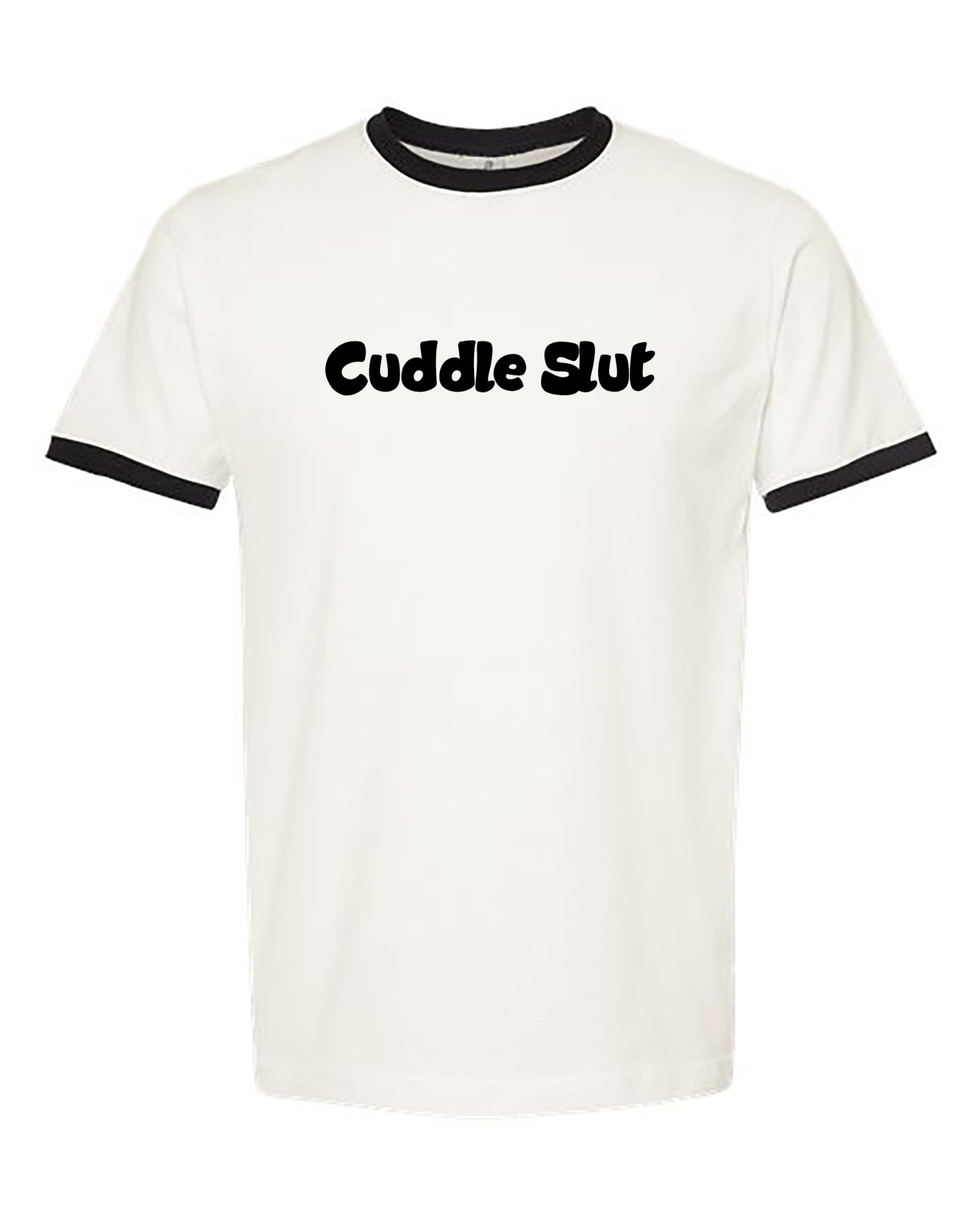 Cuddle Slut Ringer Tee