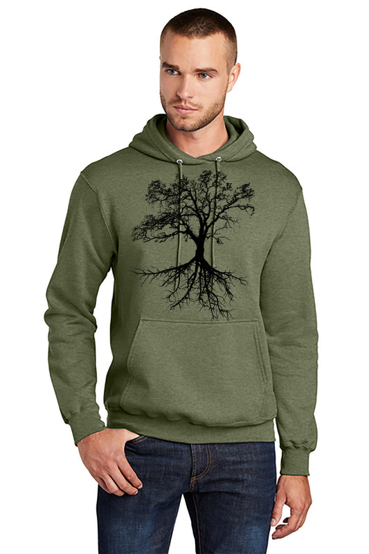 Black Tree Pullover Hoodie