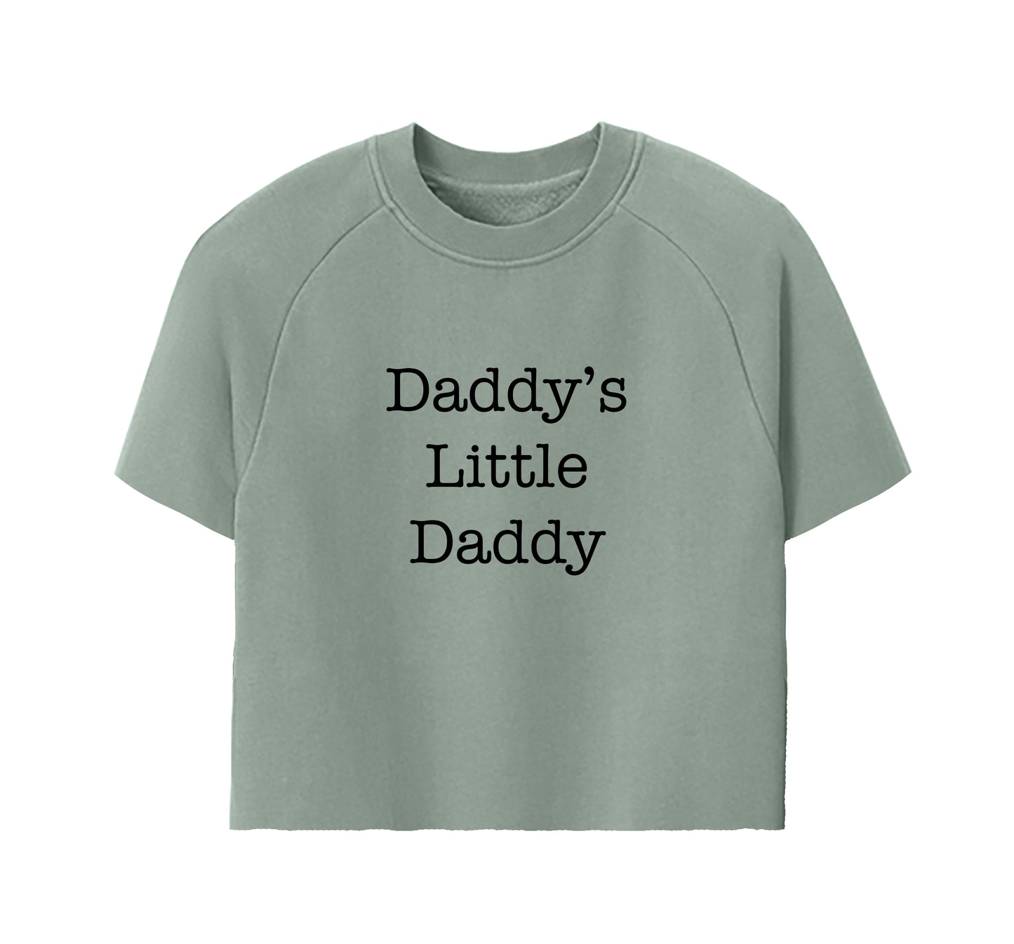 Daddy's Little Daddy Hand Cropped Crewneck