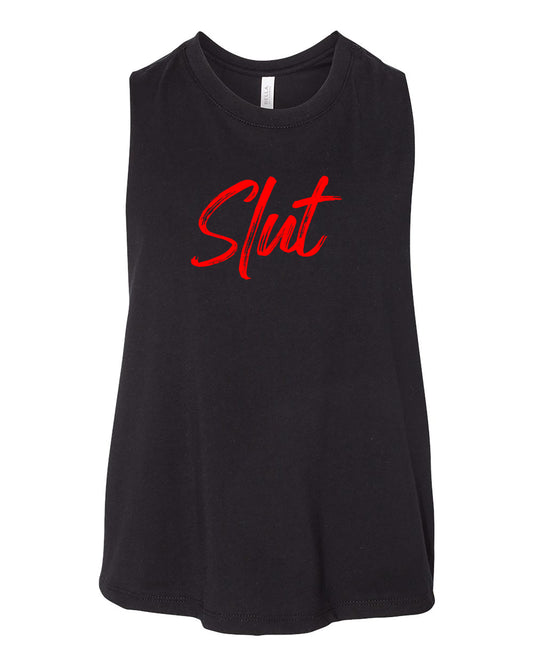 Slut Cropped Tank